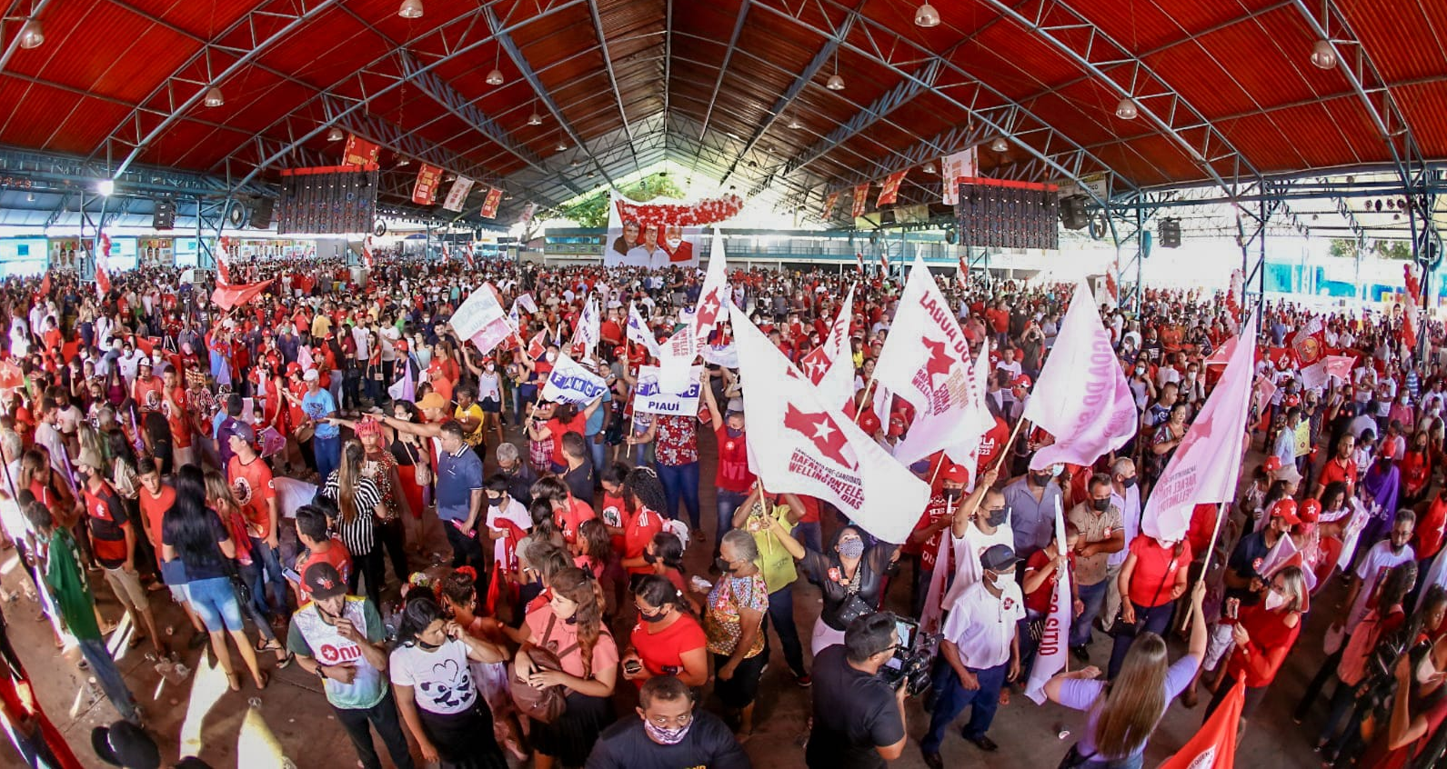 Lançamento da pré-candidatura de Rafael Fonteles e Wellington Dias