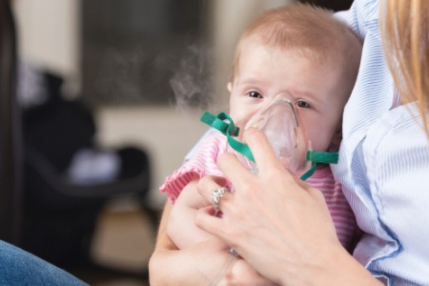 Criança com síndrome respiratória