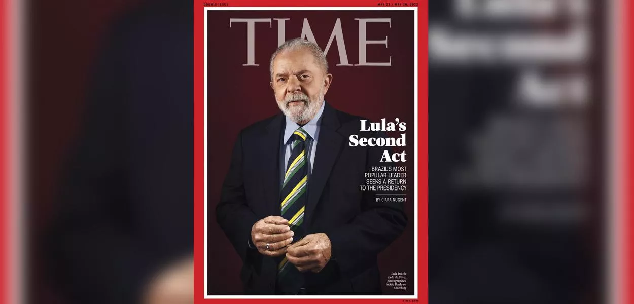 Lula é destaque na capa da revista Time