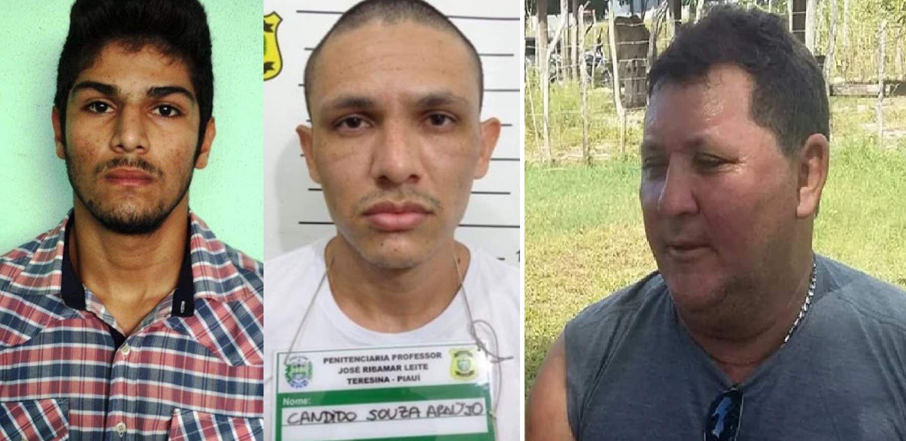Irmãos Cândido e Rauellison  são acusados de matar o policial penal José Silvino da Silva
