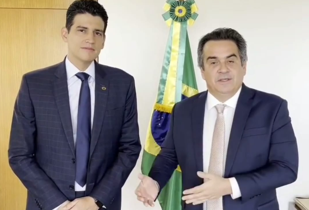 Ministro da Infraestrutura, Marcelo Sampaio e ministro da Casa Civil, Ciro Nogueira