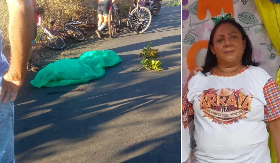 Ciclista morre atropelada por carreta no Norte do Piauí