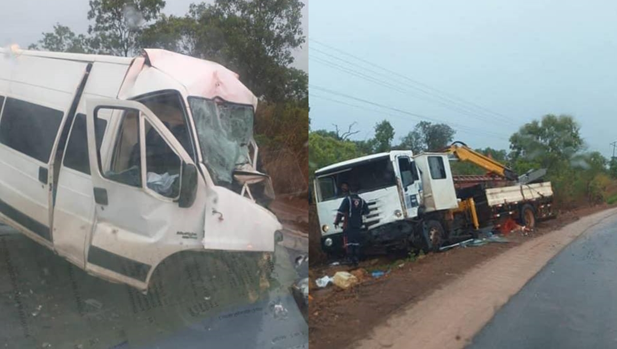 Colisão entre van e caminhão deixa uma pessoa morta em Uruçuí