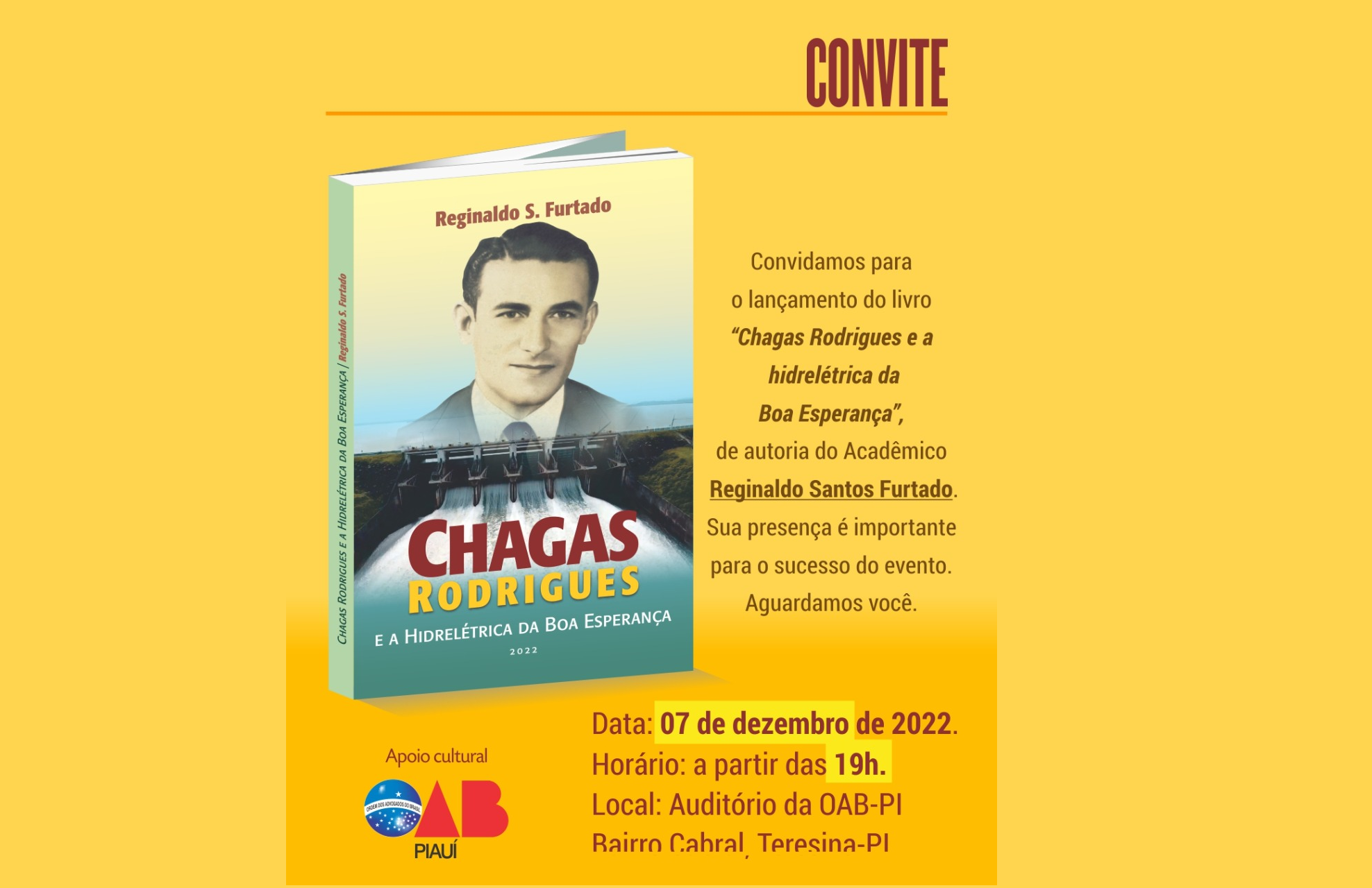 Livro conta a história política do Piauí