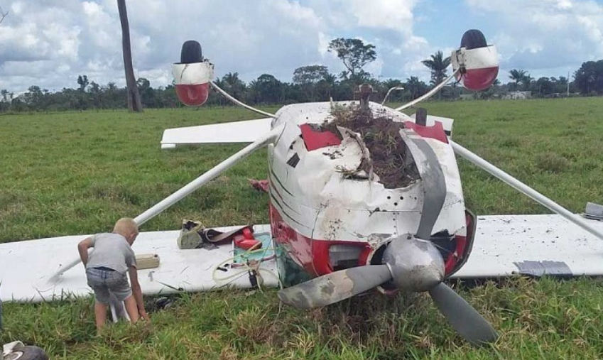 Avião cai na zona rural de Juara, no Mato Grosso