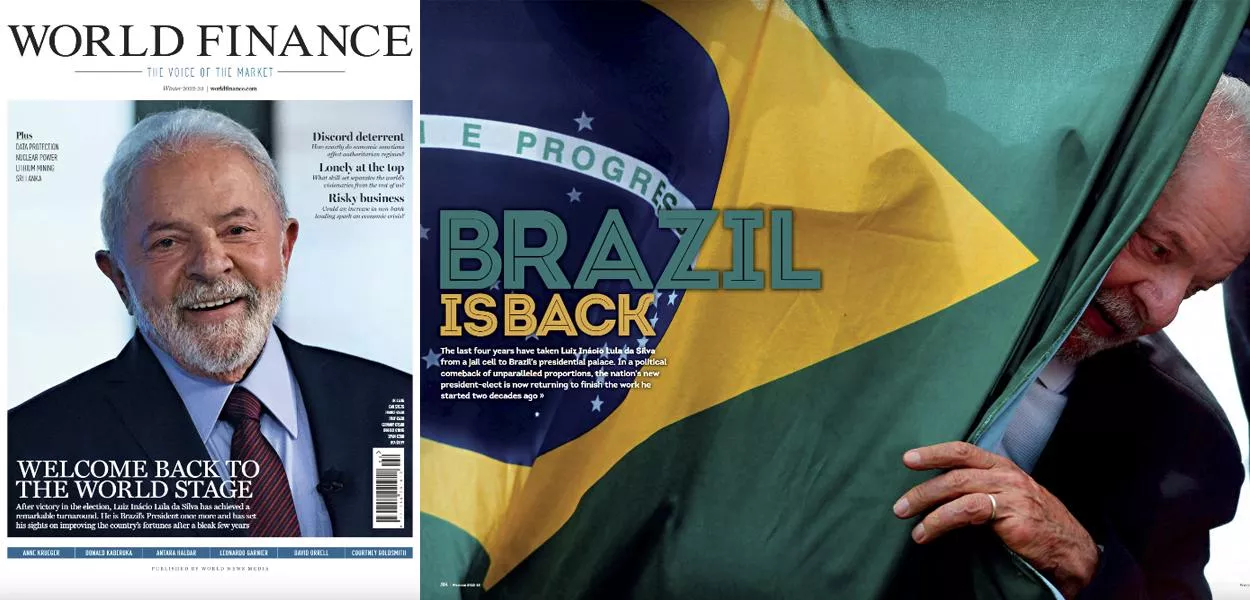 Lula na capa da World Finance