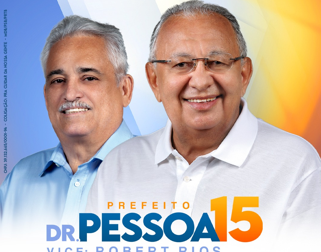 Robert Rios e Dr. Pessoa na campanha eleitoral