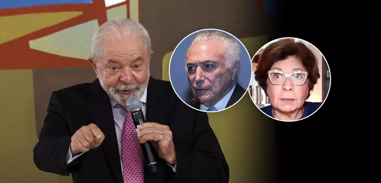 Lula, Michel Temer e Dora Kramer