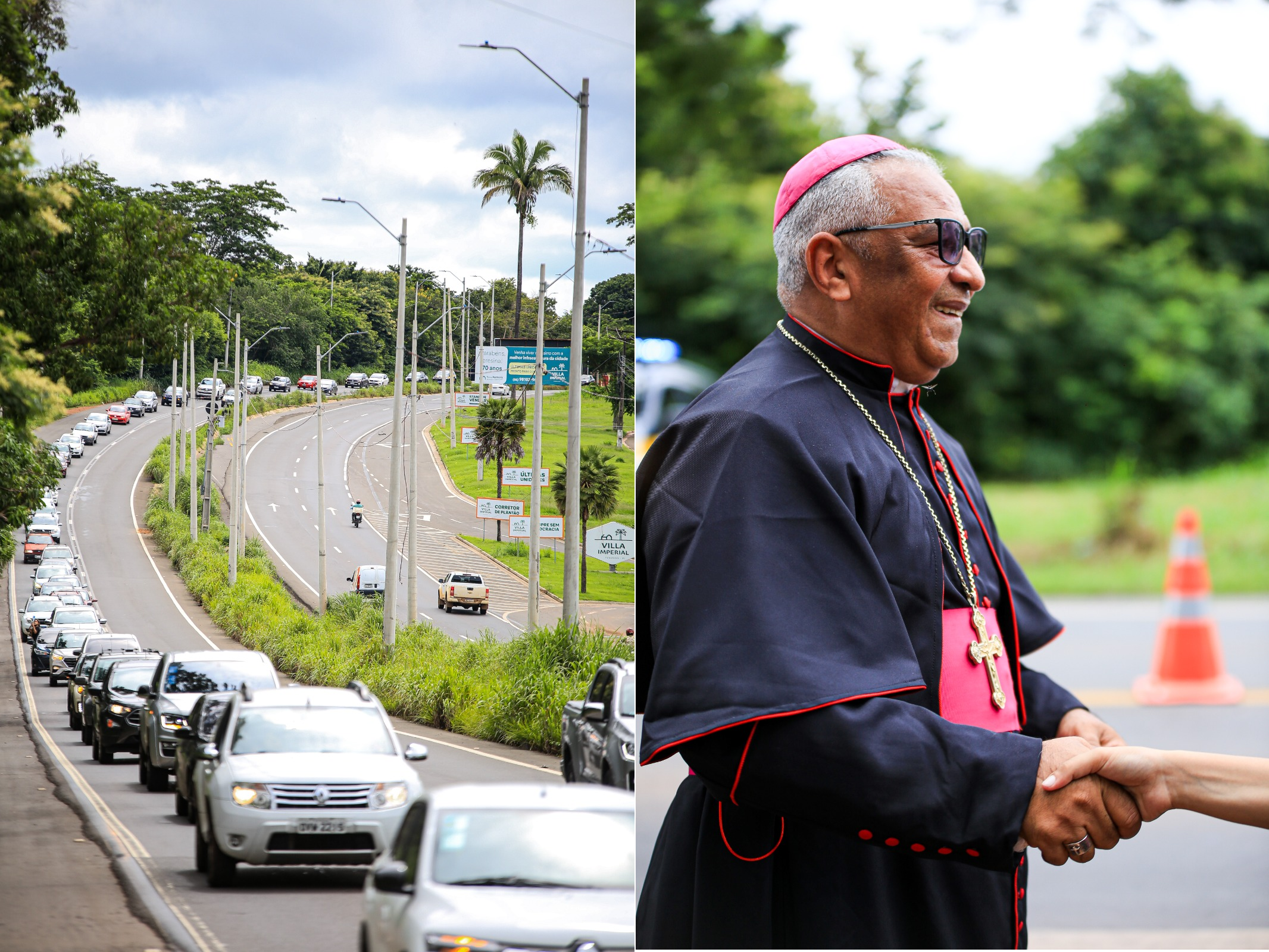 Fieis fazem carreata e acolhem novo arcebispo de Teresina