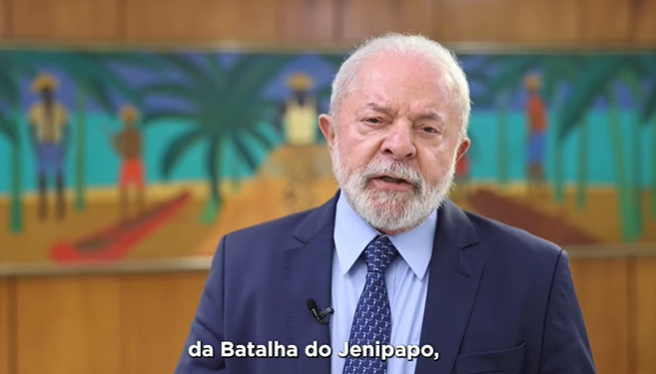 Lula grava mensagem em comemoração aos 200 anos da Batalha do Jenipapo