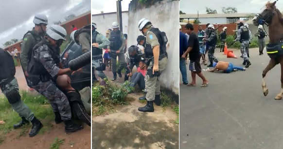 Dois homens são presos durante reintegração de posse