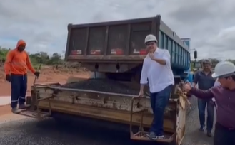 Rafael Fonteles visita obras no interior do Piauí