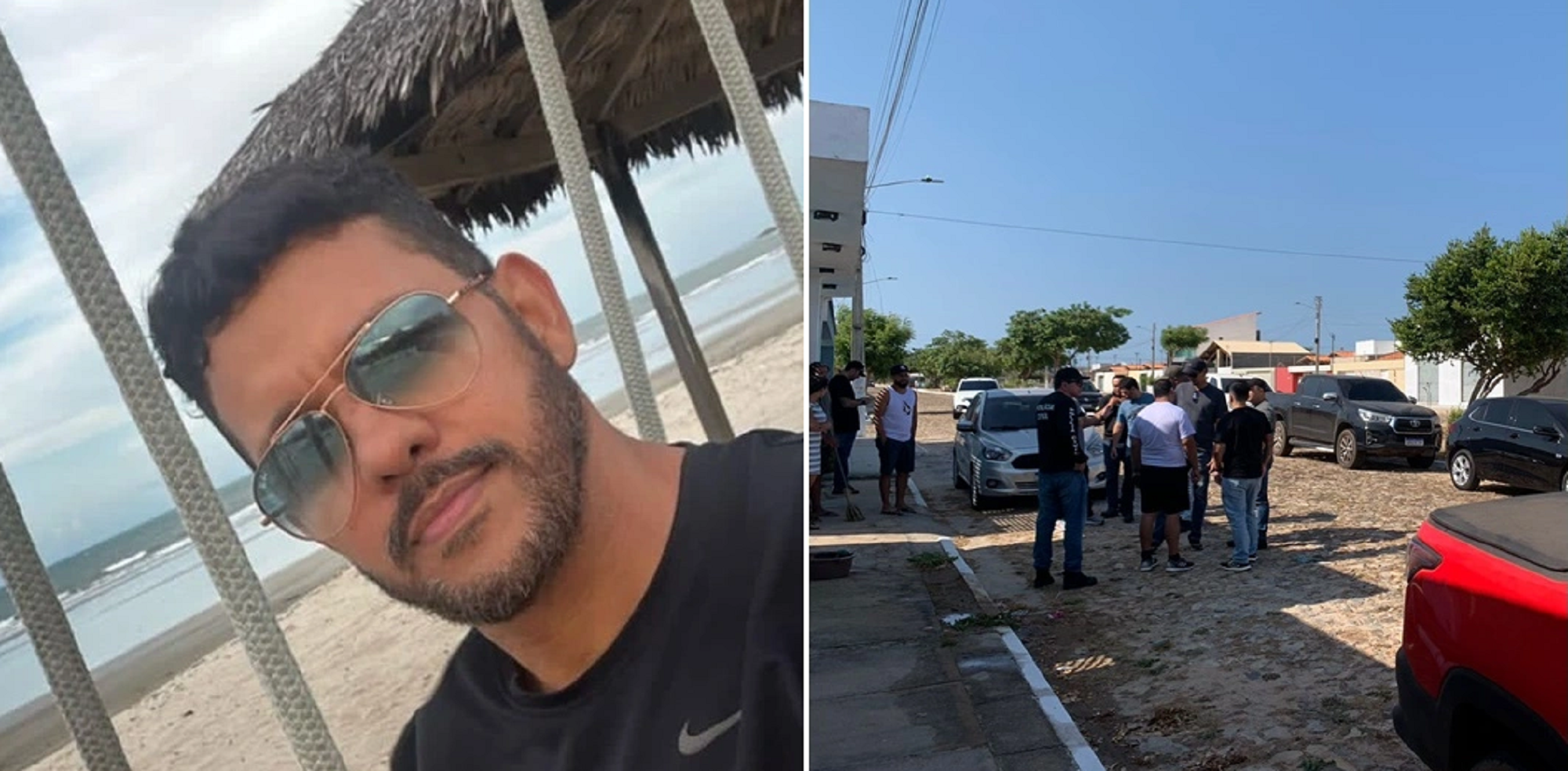 Alexsandro Cavalcante Ferreira foi encontrado morto na calçada de uma residência
