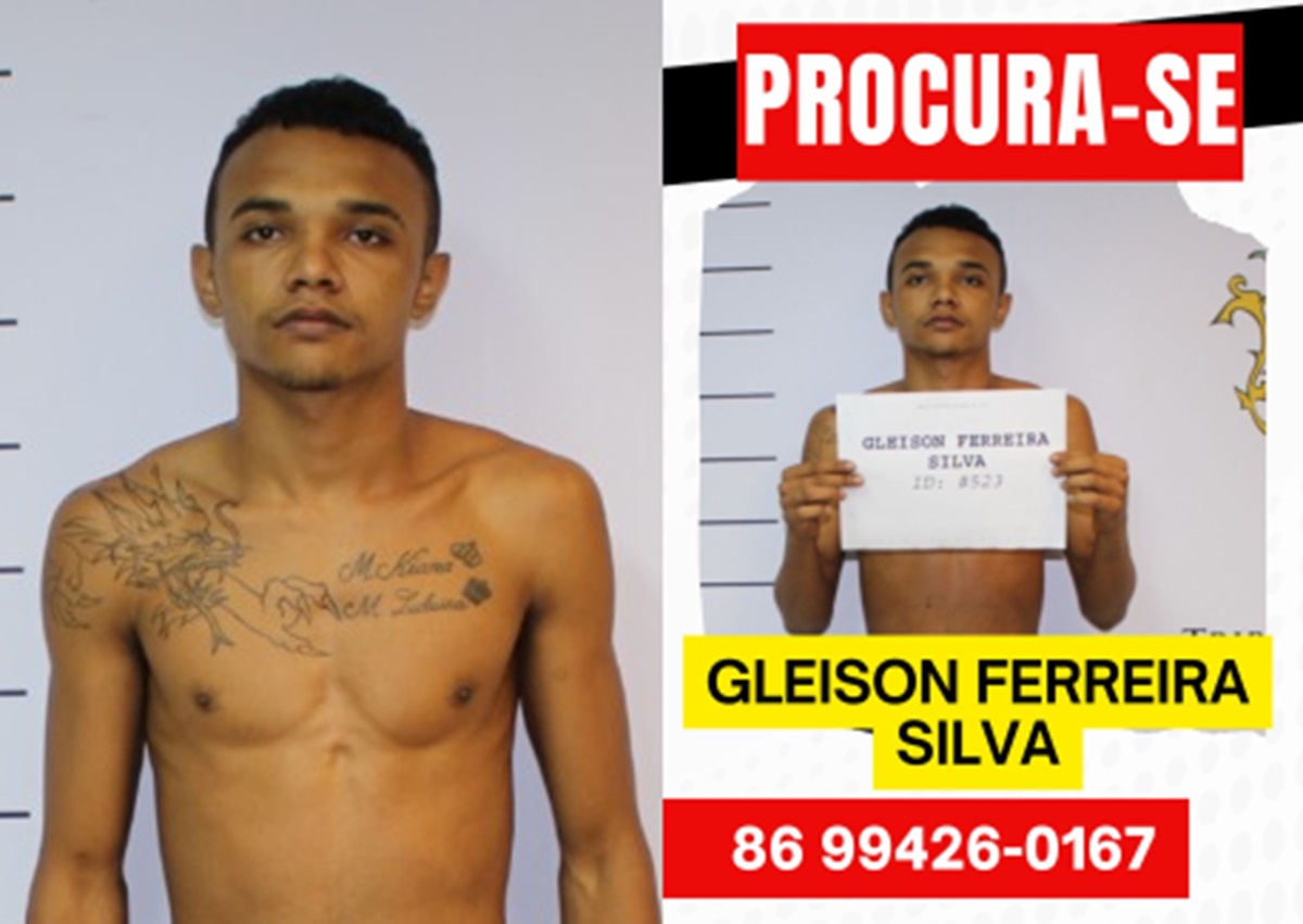Gleison Ferreira Silva tem extensa ficha criminal e responde a cinco processos na Justiça