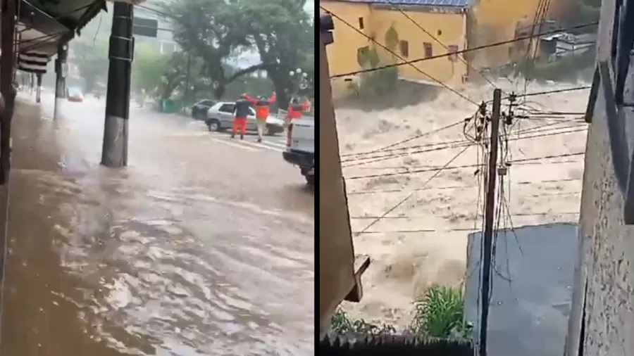 Petrópolis foi um dos municípios atingidos pela chuva