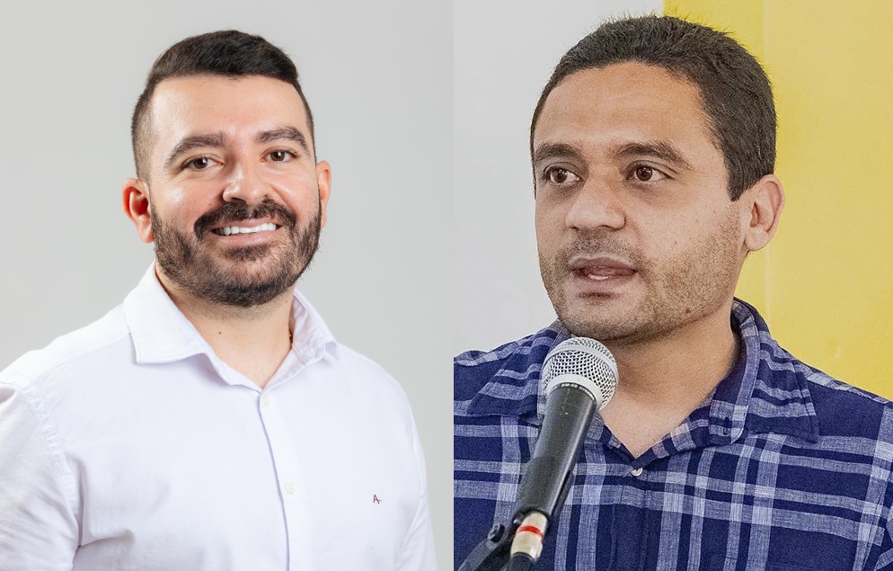 Pré-candidatos Dr. Guilherme Oliveira (PT) e Dr. Felipe (MDB)