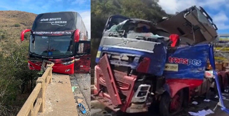 Da dupla, apenas César Menotti estava no ônibus e passa bem