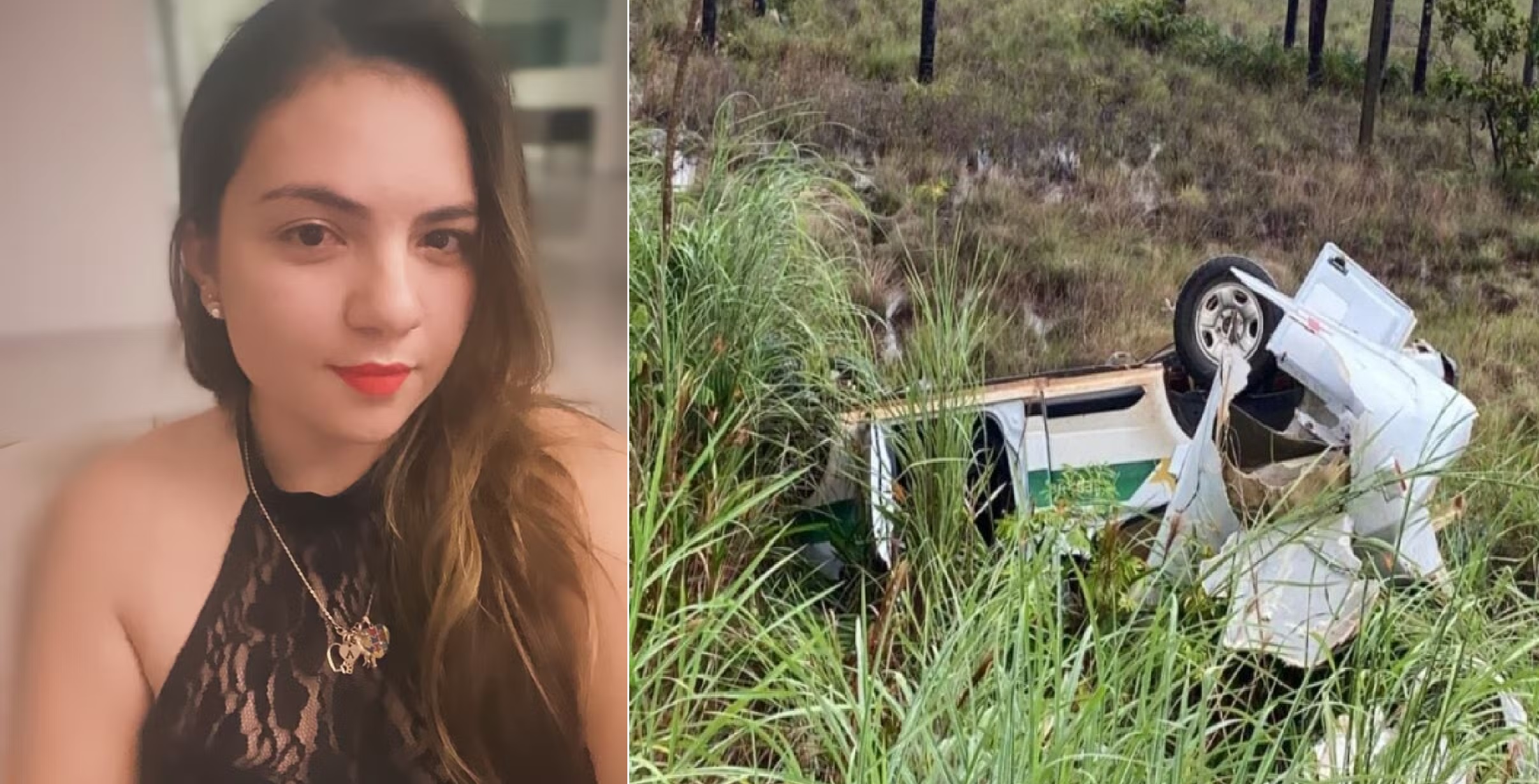 O acidente vitimou a médica Aline Portela e a acompanhante de uma paciente