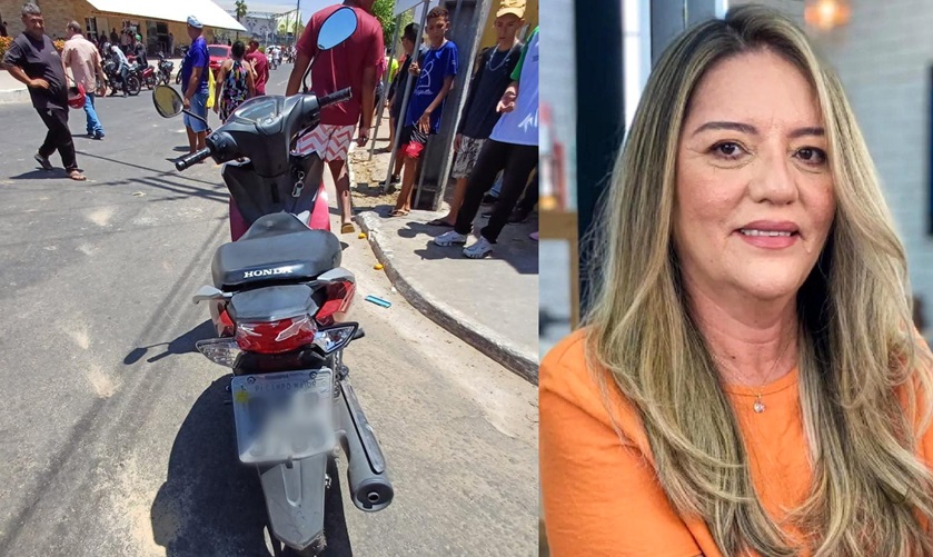 Maria do Socorro Silva Chaves estava na garupa da motocicleta