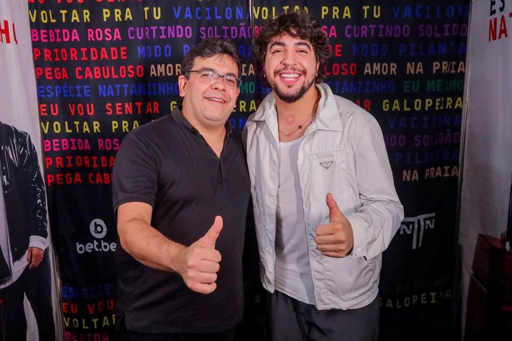 Rafael Fonteles e Nattanzinho no  Festival de Verão de Parnaíba