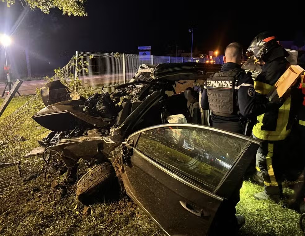 O acidente matou três brasileiros na França