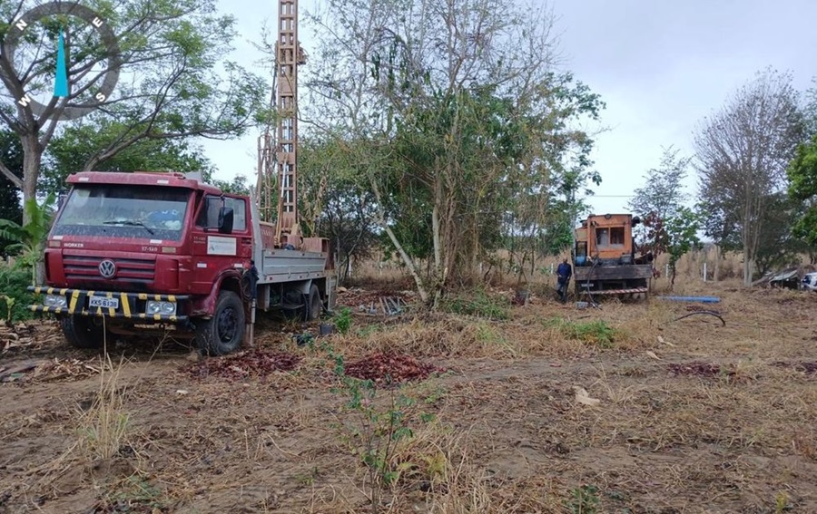 Em Santa Luz estava havendo uma perfuração de poços tubulares sem autorização do órgão ambiental