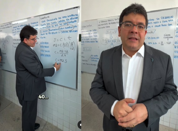 Rafael Fonteles anuncia aula de educação financeira para alunos do 2º ano do ensino médio