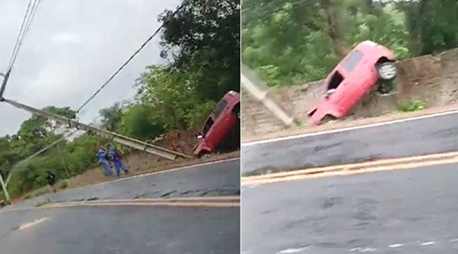 O acidente ocorreu em uma estrada que dá acesso ao povoado Cacimba Velha