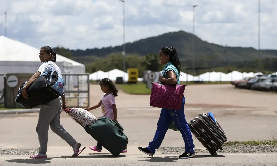 Somente em dezembro de 2024 entraram 5.837 venezuelanos no Brasil