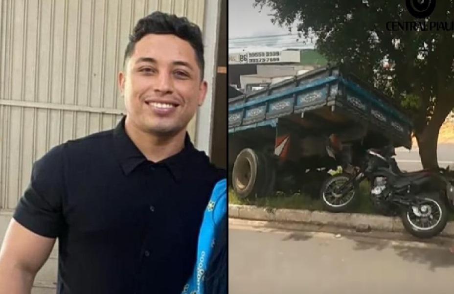 Jefferson colidiu na traseira de um caminhão estacionado