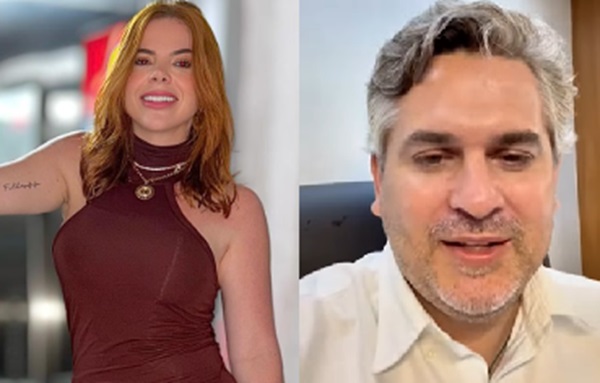 Influencer Débora Carvalho e prefeito Pablo Santos