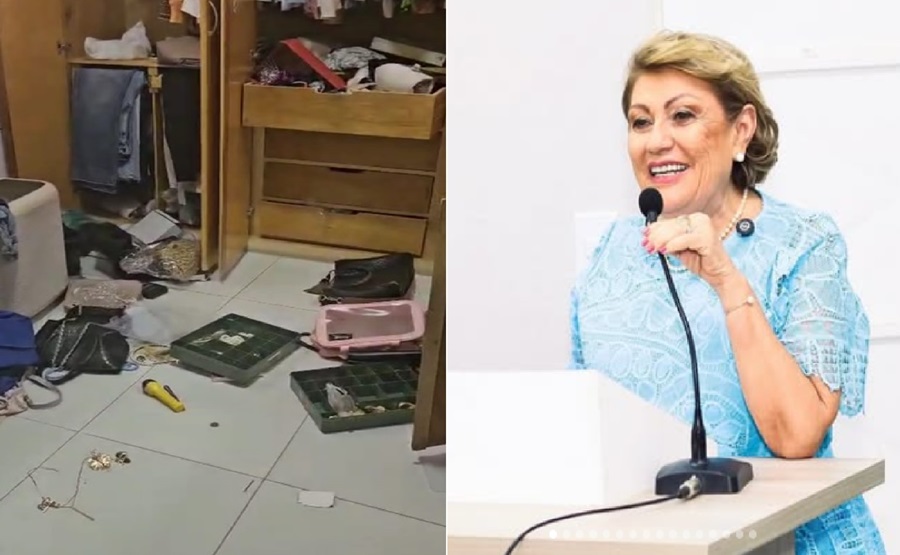 Rosa Amélia Ferreira teve a casa invadida e joias furtadas