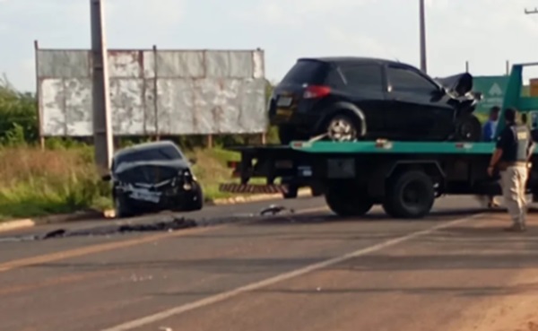 Acidente deixa quatro feridos na entrada de Parnaíba