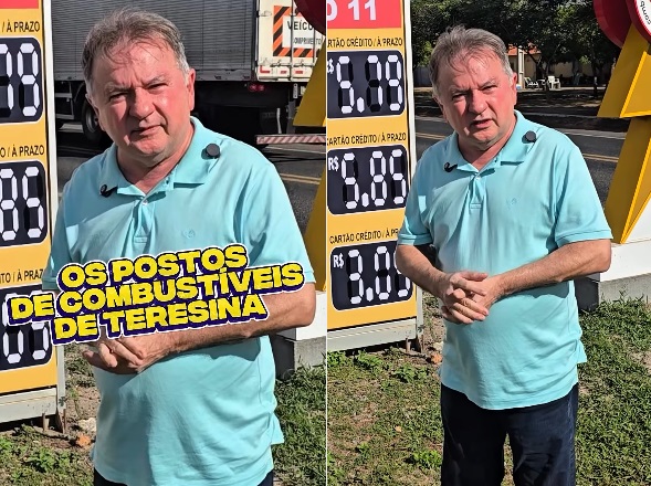 Merlong Solano alerta consumidores sobre os preços da gasolina em Teresina