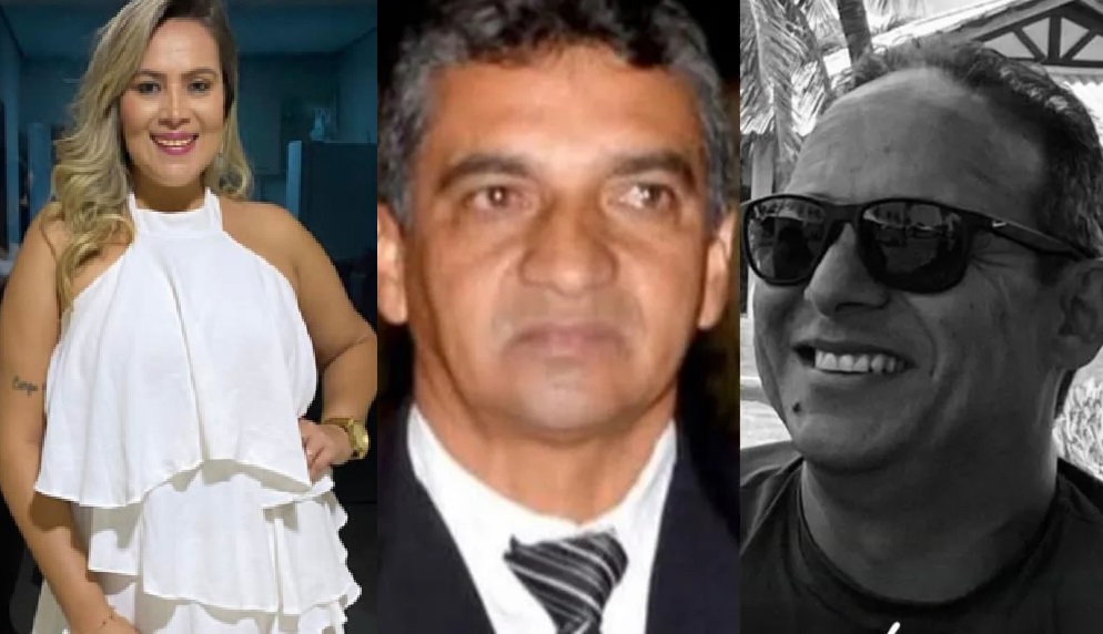Ociane Araújo, João de Deus e Ismar Silva morreram no acidente