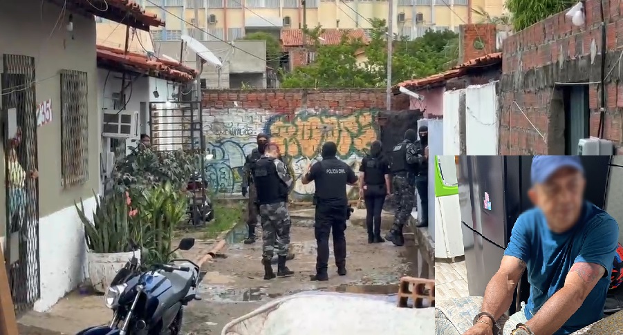 Léo foi preso no local conhecido como 'Beco do Leo'
