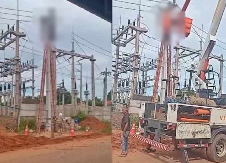 Quatro funcionários sofreram descarga elétrica na subestação de Gilbués