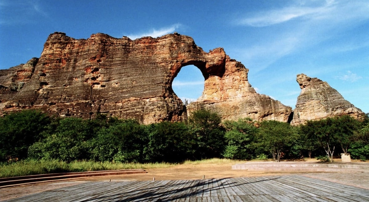 Pedra Furada na Serra da Capivara