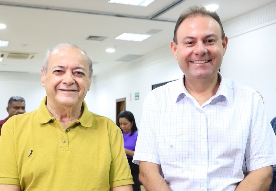 Prefeito Silvio Mendes e o vice-prefeito Jeová Alencar