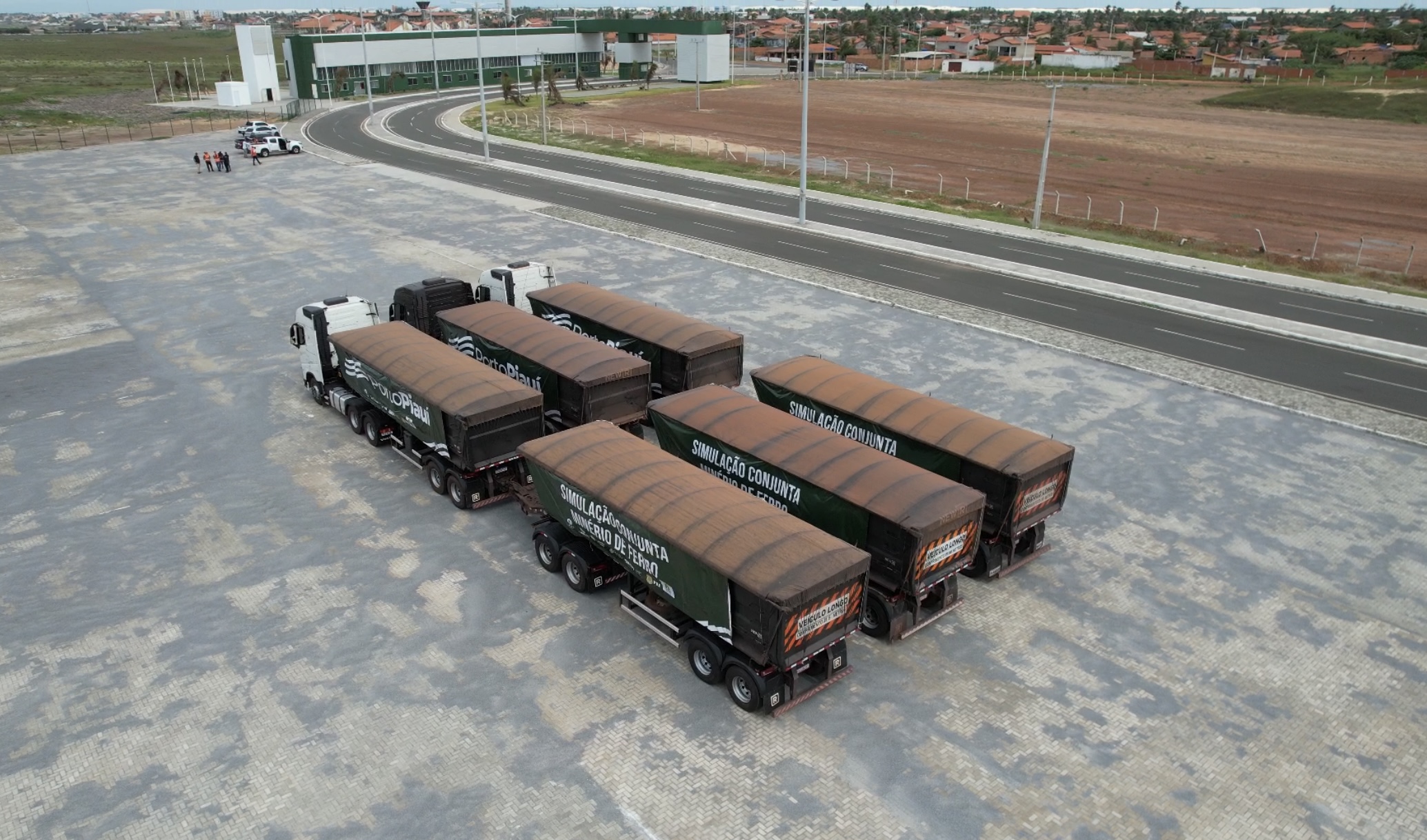 Simulação testa logística para escoamento de minério de ferro