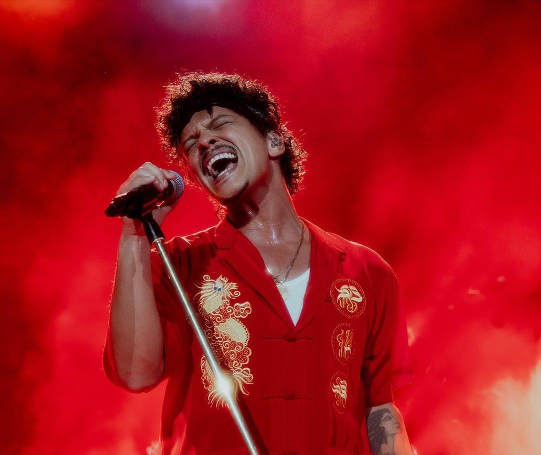 O cantor Bruno Mars