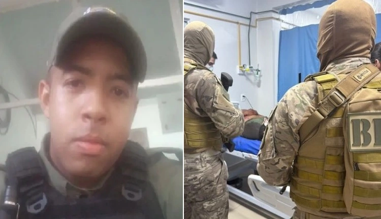O soldado Costa morreu quando atendia uma ocorrência de assalto em José de Freitas