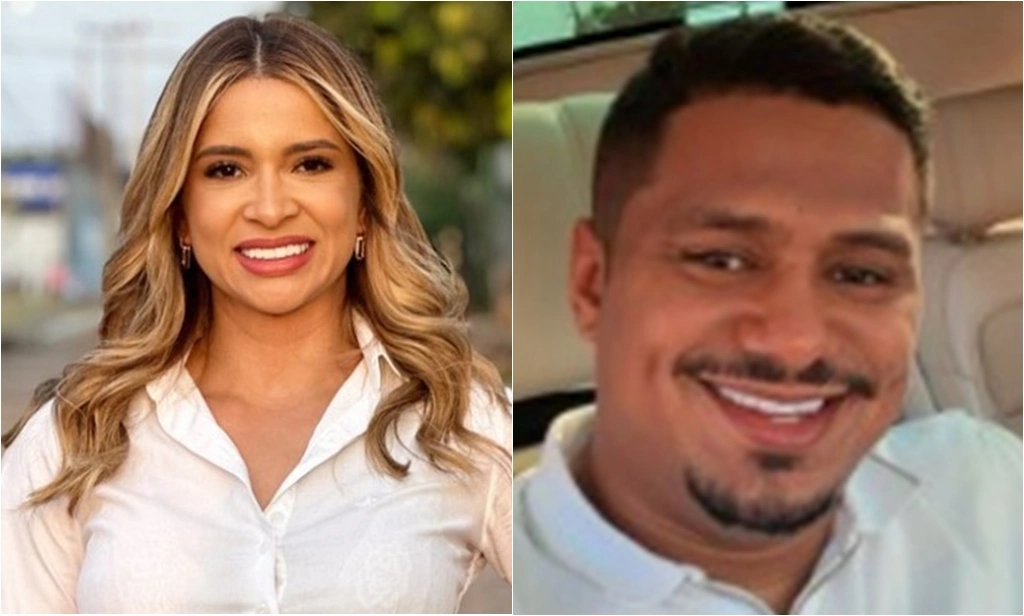 Vereadora Tatiana Medeiros e o namorado Alandilson Passos