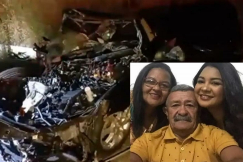Família piauiense sofre acidente no Ceará