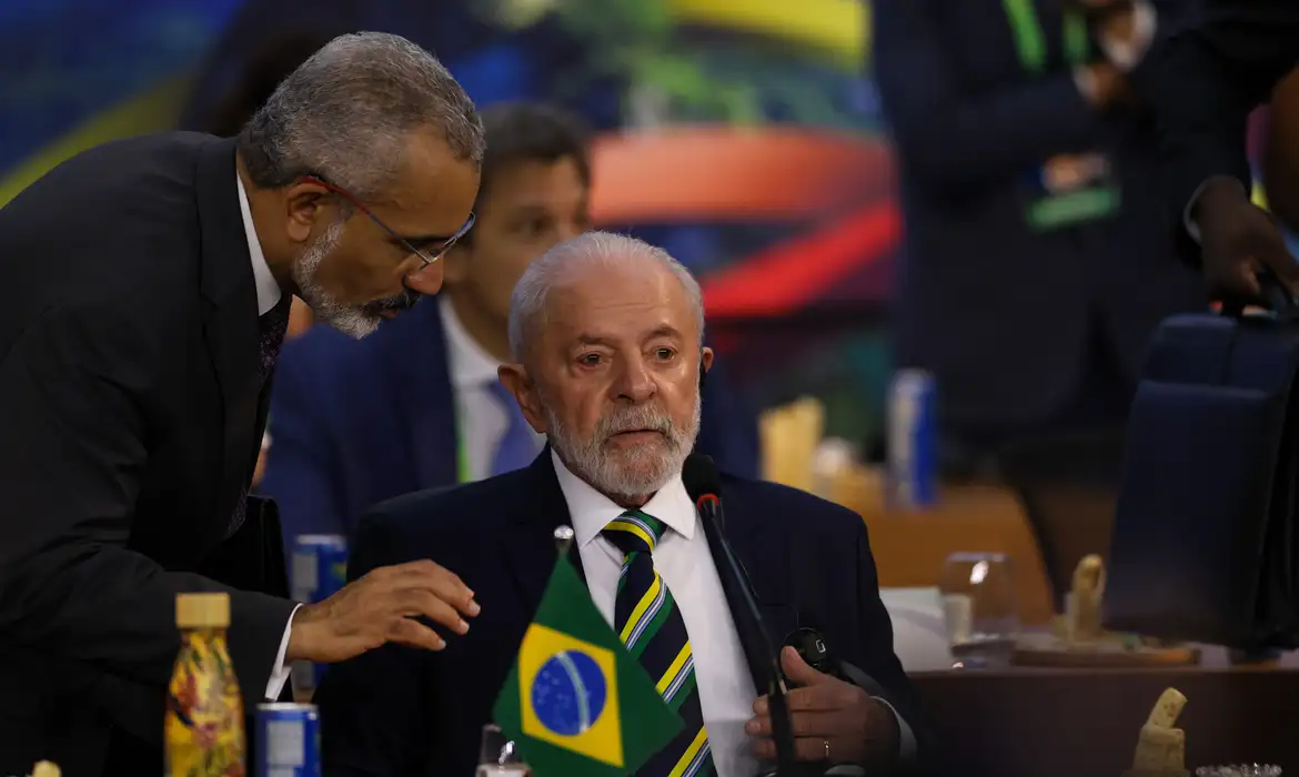 O presidente Luiz Inácio Lula da Silva