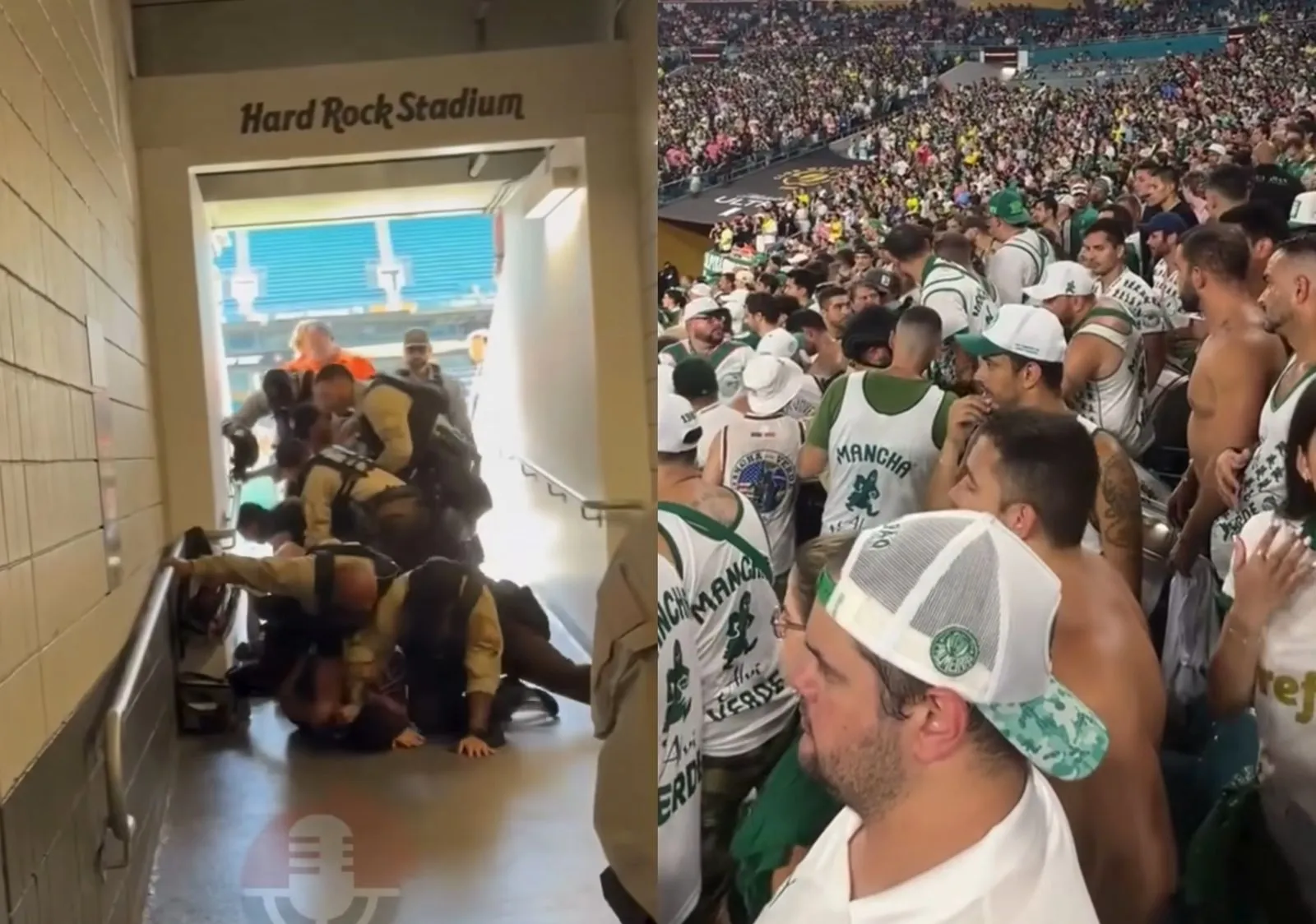 Confusão em jogos do Palmeiras e Fluminense na Copa do Mundo de Clubes