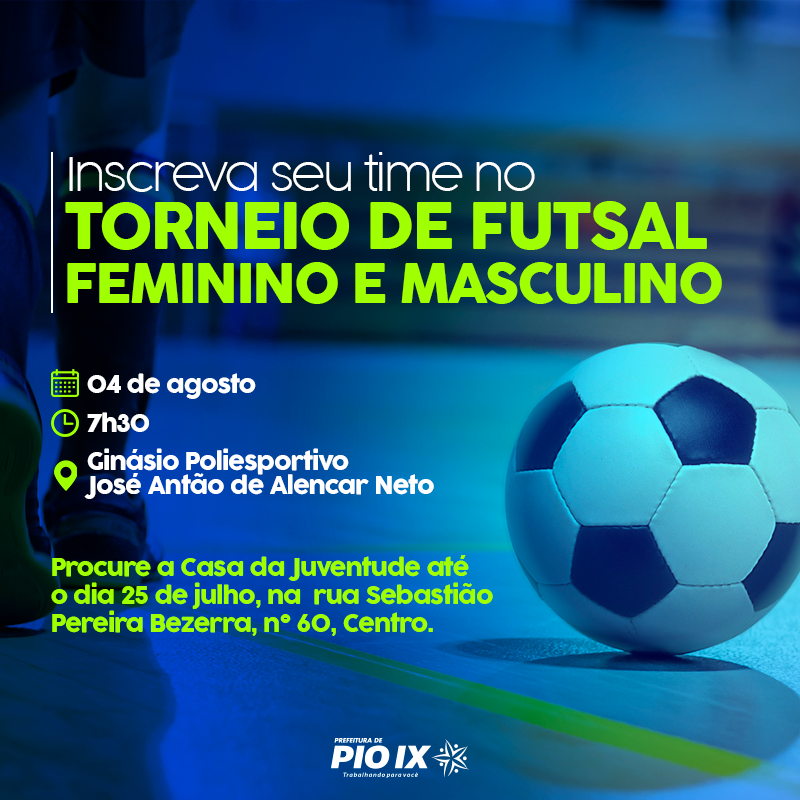 Semana de decisões no futsal feminino e masculino em Junco do Seridó