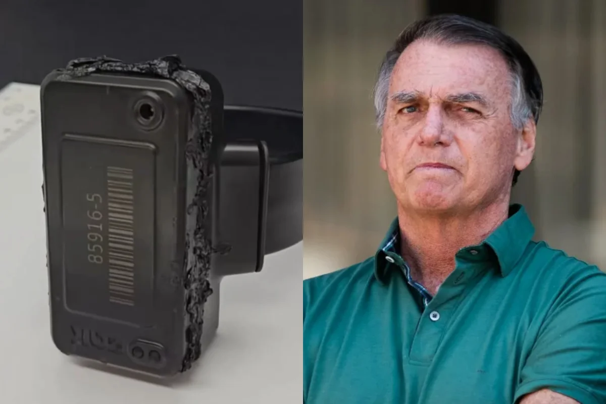 Jair Bolsonaro tentou violar a tornozeleira eletrônica com máquina de solda