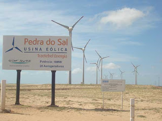 Parque Eólico da Pedra do Sal foi