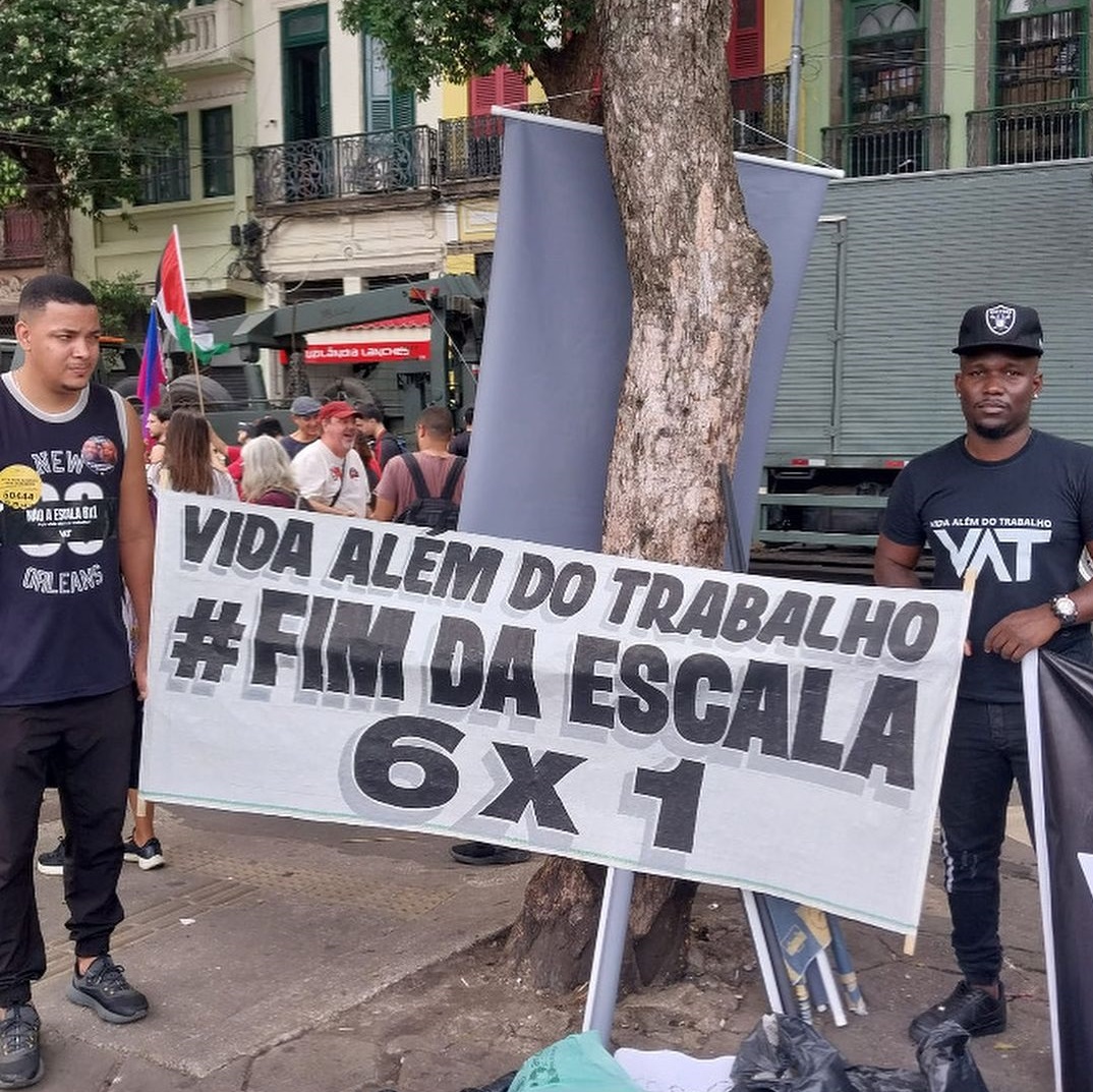 Manifestações pelo fim da escala 6x1 estão sendo marcadas em todo o país